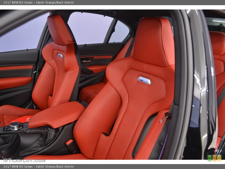 Sakhir Orange/Black Interior Front Seat for the 2017 BMW M3 Sedan #115870323