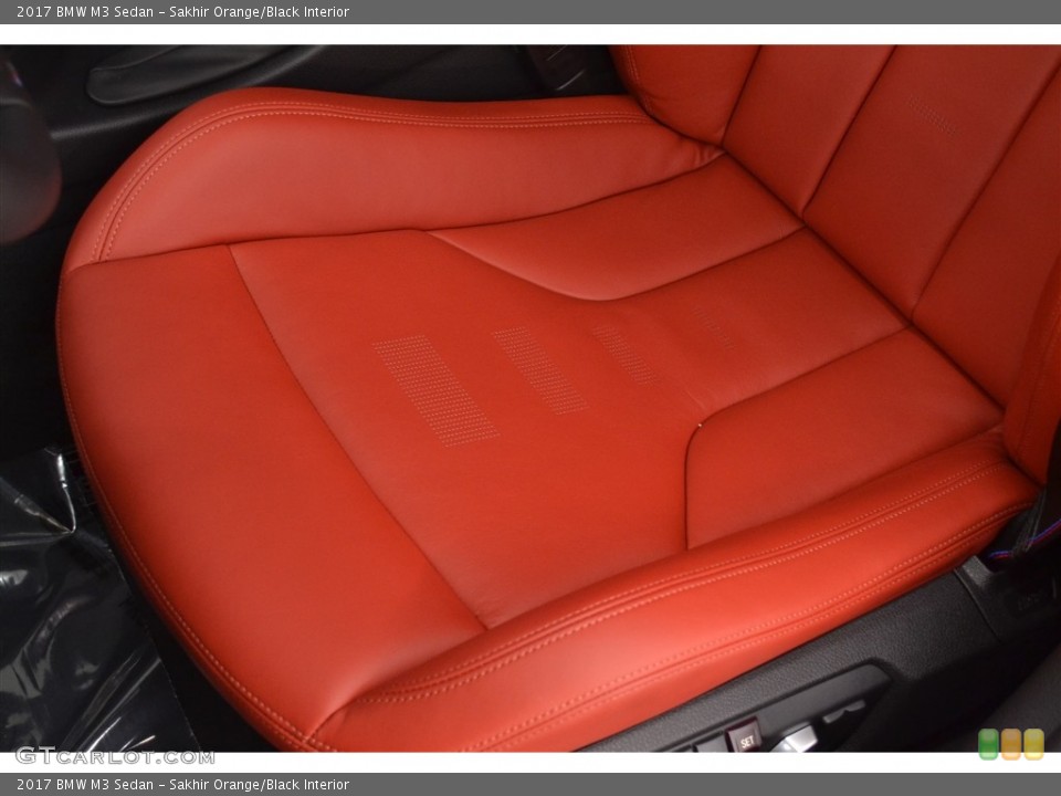 Sakhir Orange/Black Interior Front Seat for the 2017 BMW M3 Sedan #115870533