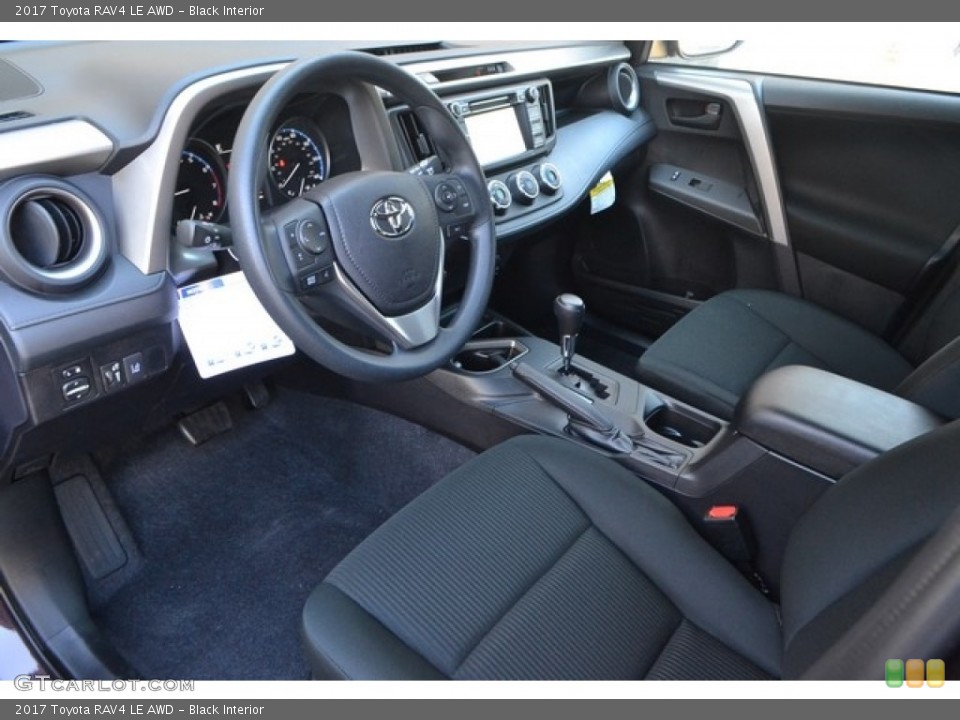 Black Interior Photo for the 2017 Toyota RAV4 LE AWD #115873236