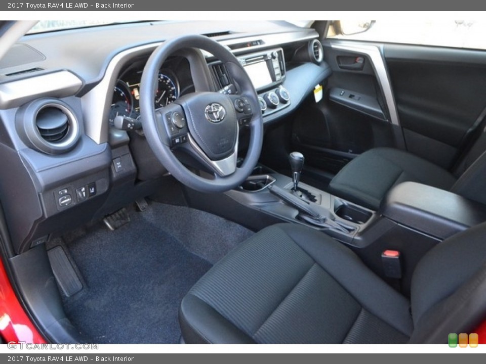 Black Interior Photo for the 2017 Toyota RAV4 LE AWD #115874064