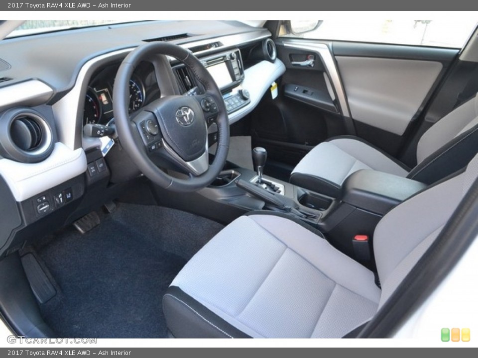 Ash Interior Photo For The 2017 Toyota Rav4 Xle Awd