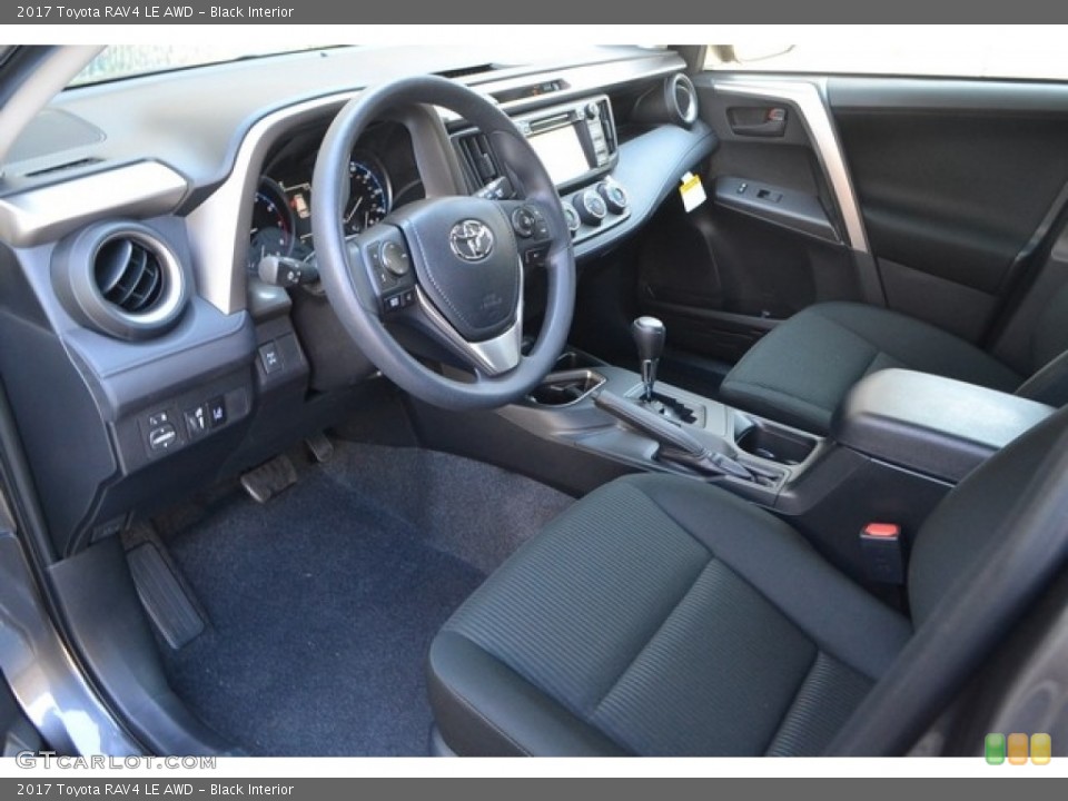 Black Interior Photo for the 2017 Toyota RAV4 LE AWD #115874641