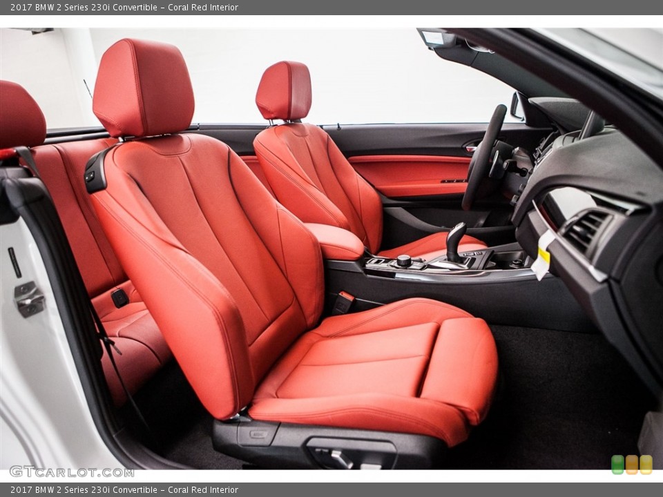 Coral Red Interior Photo for the 2017 BMW 2 Series 230i Convertible #115876812