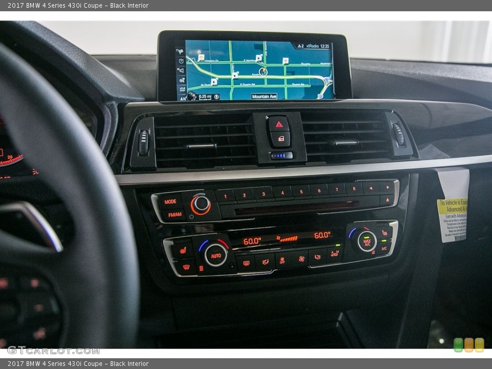 Black Interior Controls for the 2017 BMW 4 Series 430i Coupe #115877508