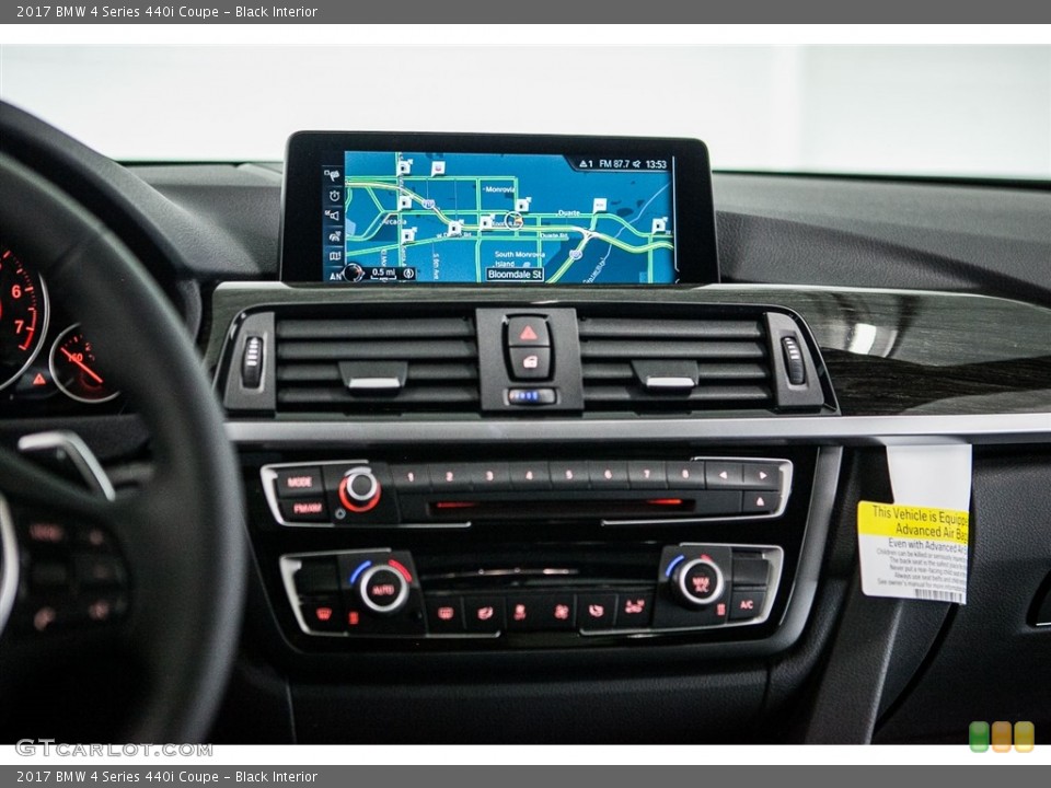 Black Interior Controls for the 2017 BMW 4 Series 440i Coupe #115878672