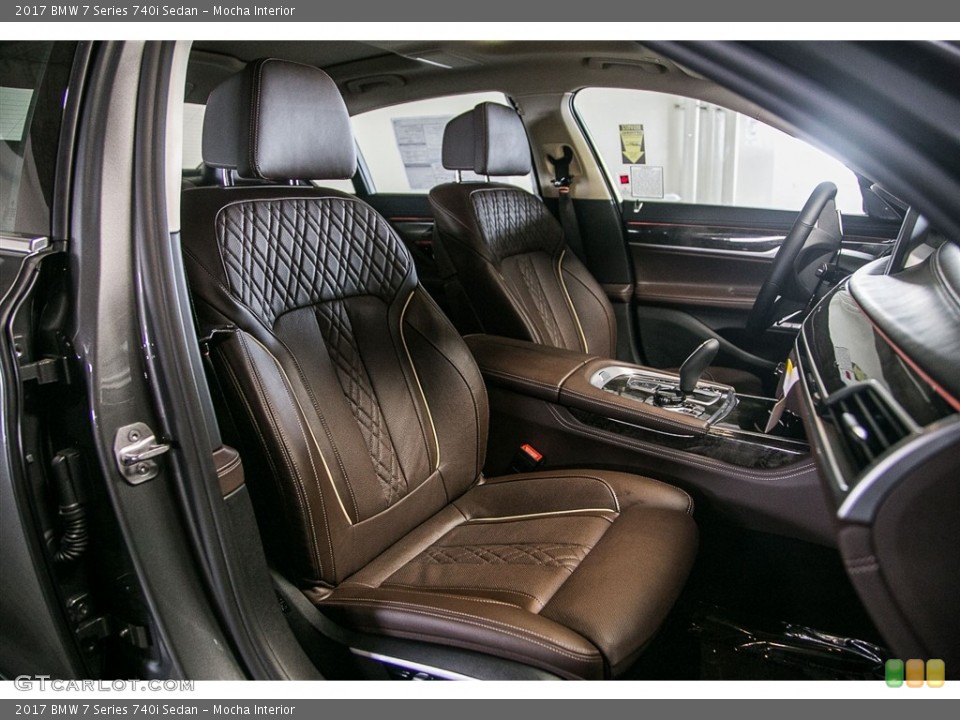 Mocha Interior Photo for the 2017 BMW 7 Series 740i Sedan #115879197
