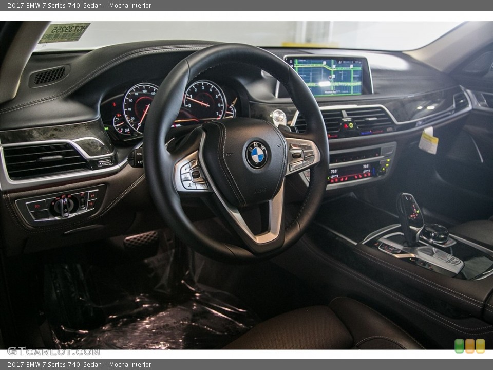 Mocha Interior Dashboard for the 2017 BMW 7 Series 740i Sedan #115879287