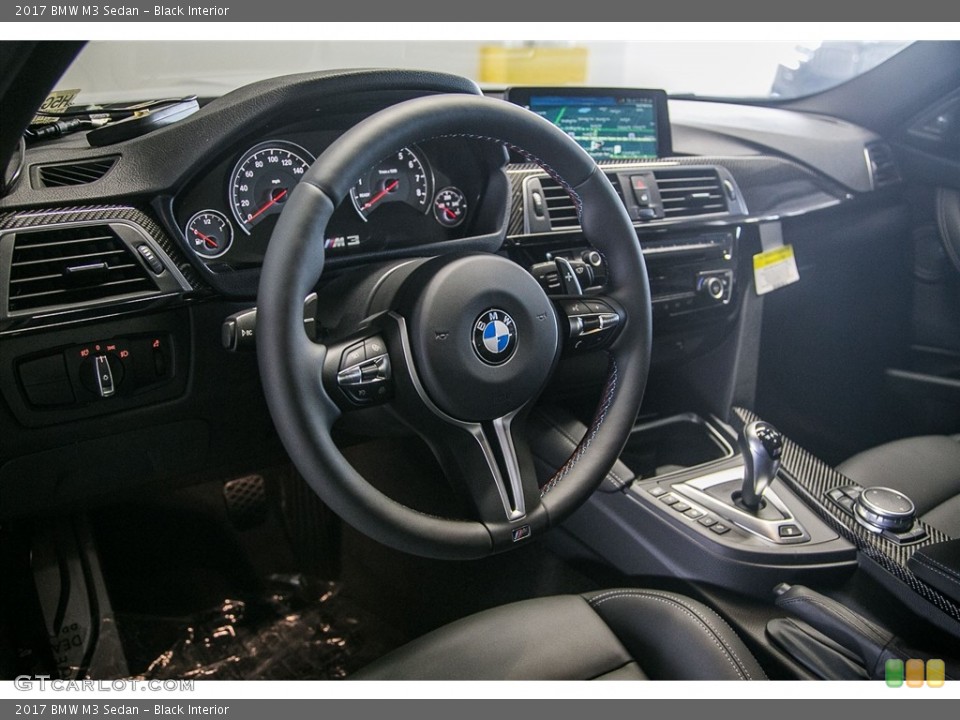 Black Interior Front Seat for the 2017 BMW M3 Sedan #115880134