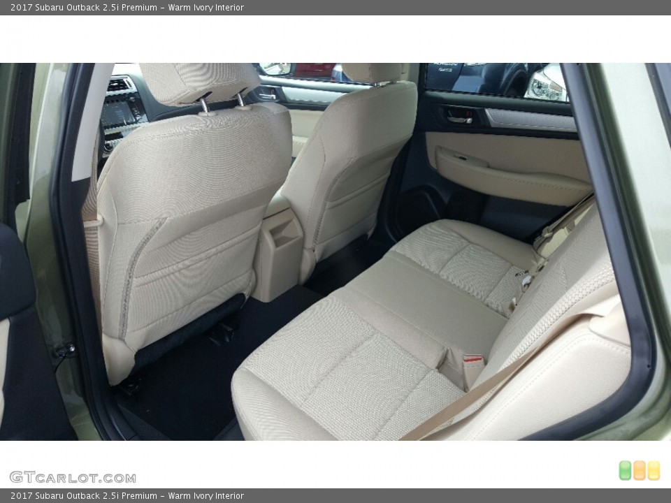 Warm Ivory Interior Rear Seat for the 2017 Subaru Outback 2.5i Premium #115880796