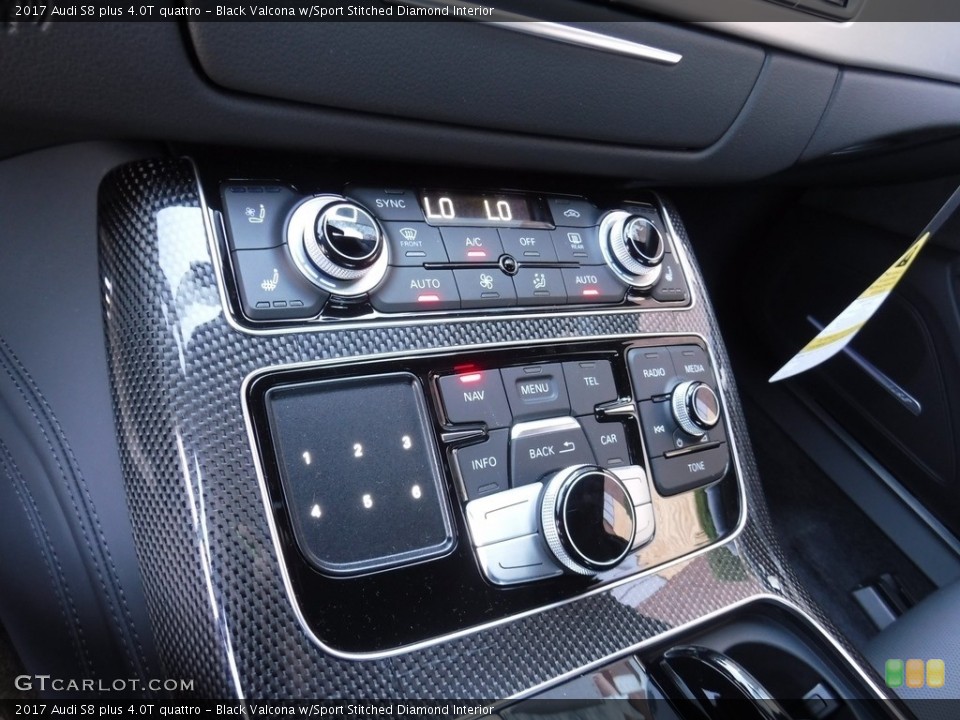Black Valcona w/Sport Stitched Diamond Interior Controls for the 2017 Audi S8 plus 4.0T quattro #115882140