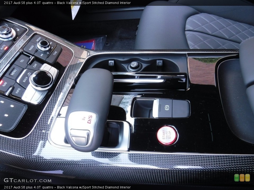Black Valcona w/Sport Stitched Diamond Interior Transmission for the 2017 Audi S8 plus 4.0T quattro #115882161