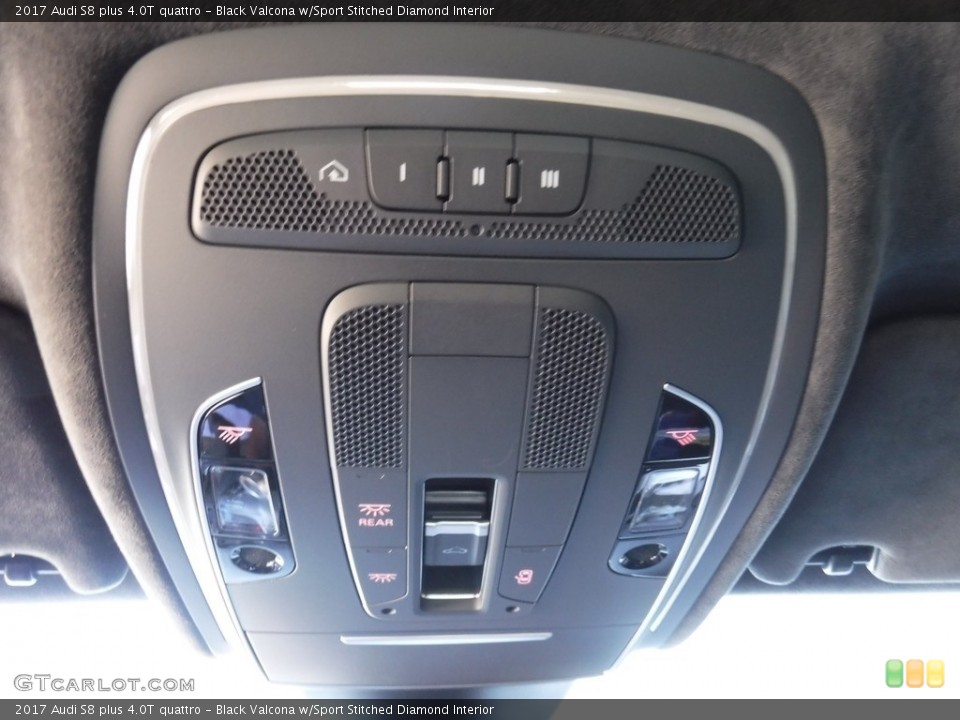 Black Valcona w/Sport Stitched Diamond Interior Controls for the 2017 Audi S8 plus 4.0T quattro #115882209