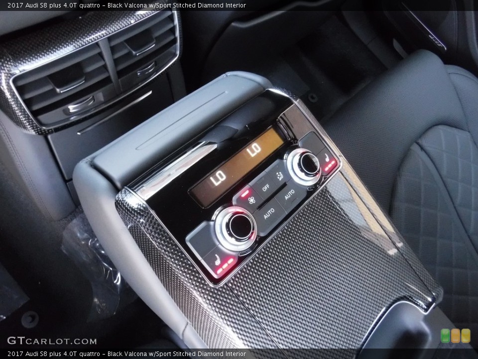 Black Valcona w/Sport Stitched Diamond Interior Controls for the 2017 Audi S8 plus 4.0T quattro #115882428
