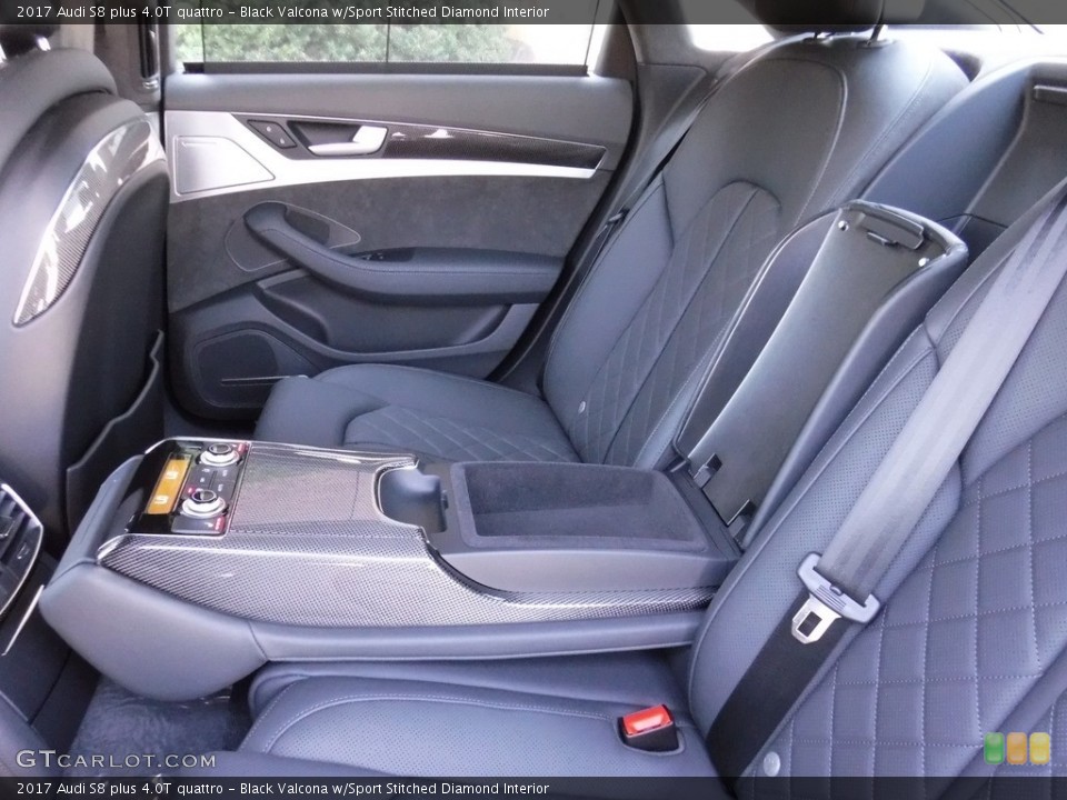 Black Valcona w/Sport Stitched Diamond Interior Controls for the 2017 Audi S8 plus 4.0T quattro #115882449