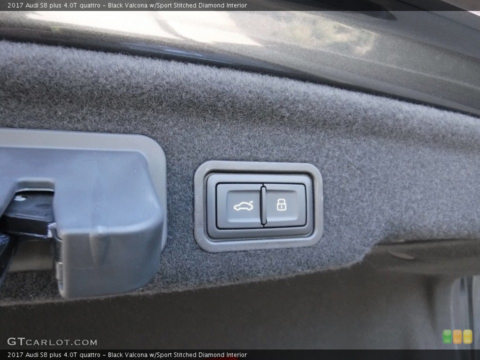 Black Valcona w/Sport Stitched Diamond Interior Controls for the 2017 Audi S8 plus 4.0T quattro #115882524