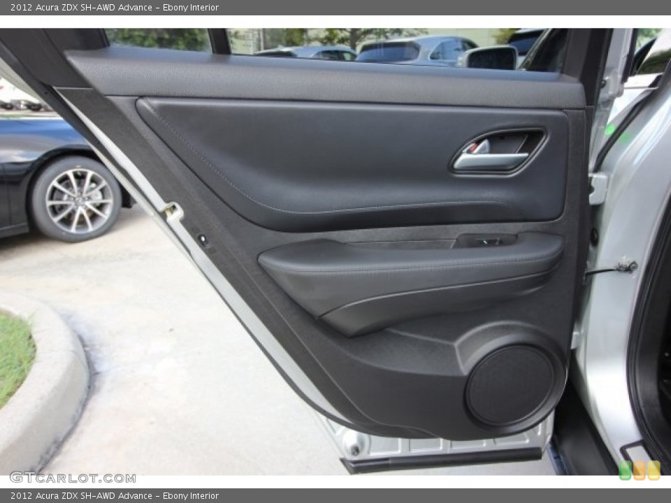 Ebony Interior Door Panel for the 2012 Acura ZDX SH-AWD Advance #115882833
