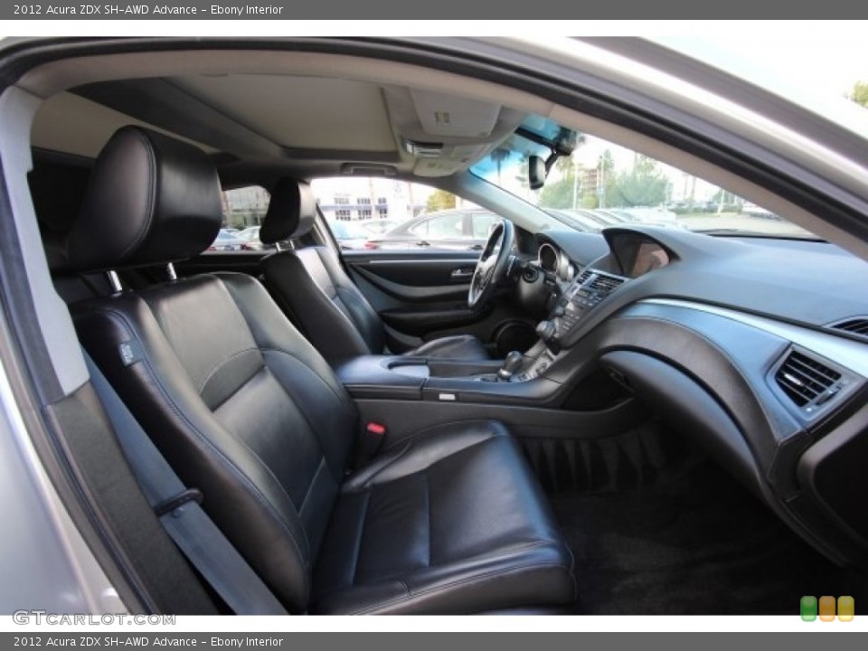 Ebony 2012 Acura ZDX Interiors