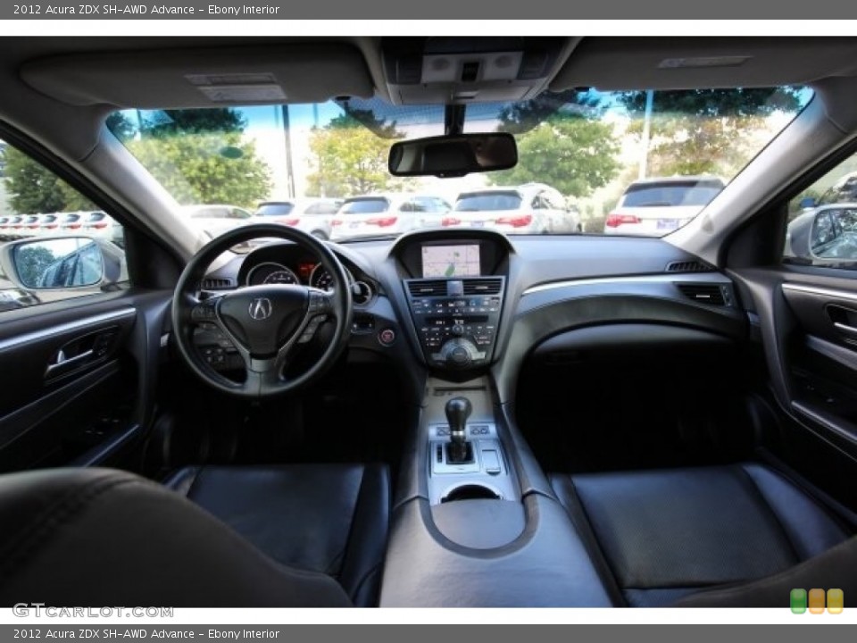 Ebony Interior Photo for the 2012 Acura ZDX SH-AWD Advance #115882977