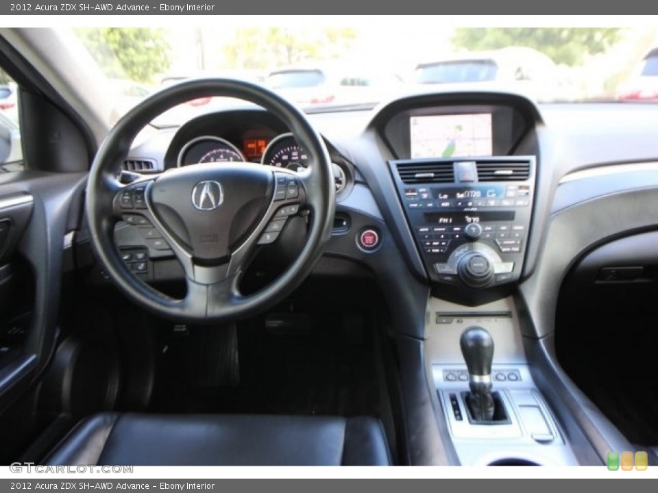 Ebony Interior Dashboard for the 2012 Acura ZDX SH-AWD Advance #115882992