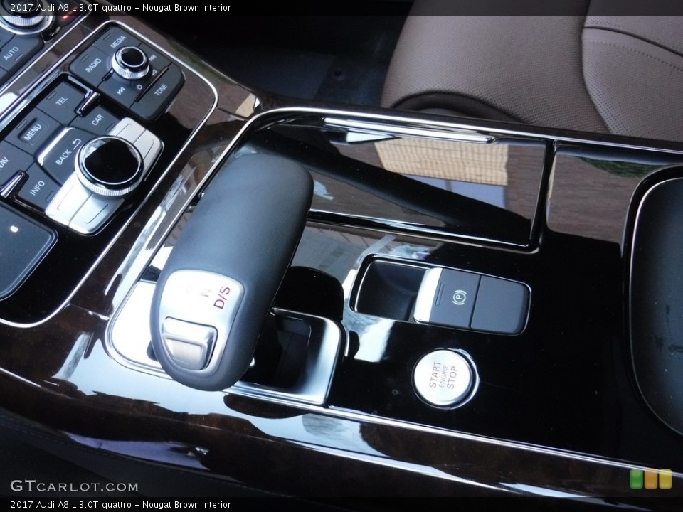 Nougat Brown Interior Transmission for the 2017 Audi A8 L 3.0T quattro #115883253