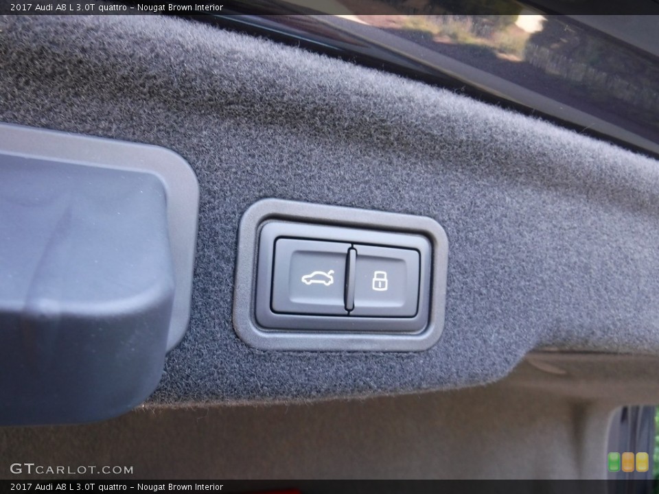 Nougat Brown Interior Controls for the 2017 Audi A8 L 3.0T quattro #115883493