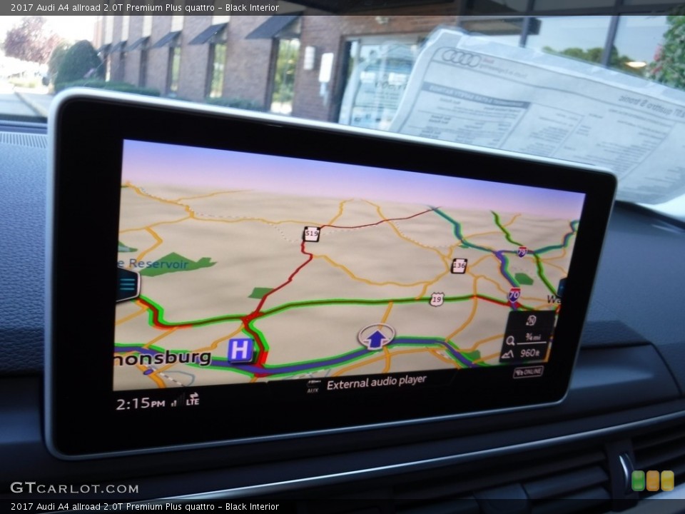 Black Interior Navigation for the 2017 Audi A4 allroad 2.0T Premium Plus quattro #115886208