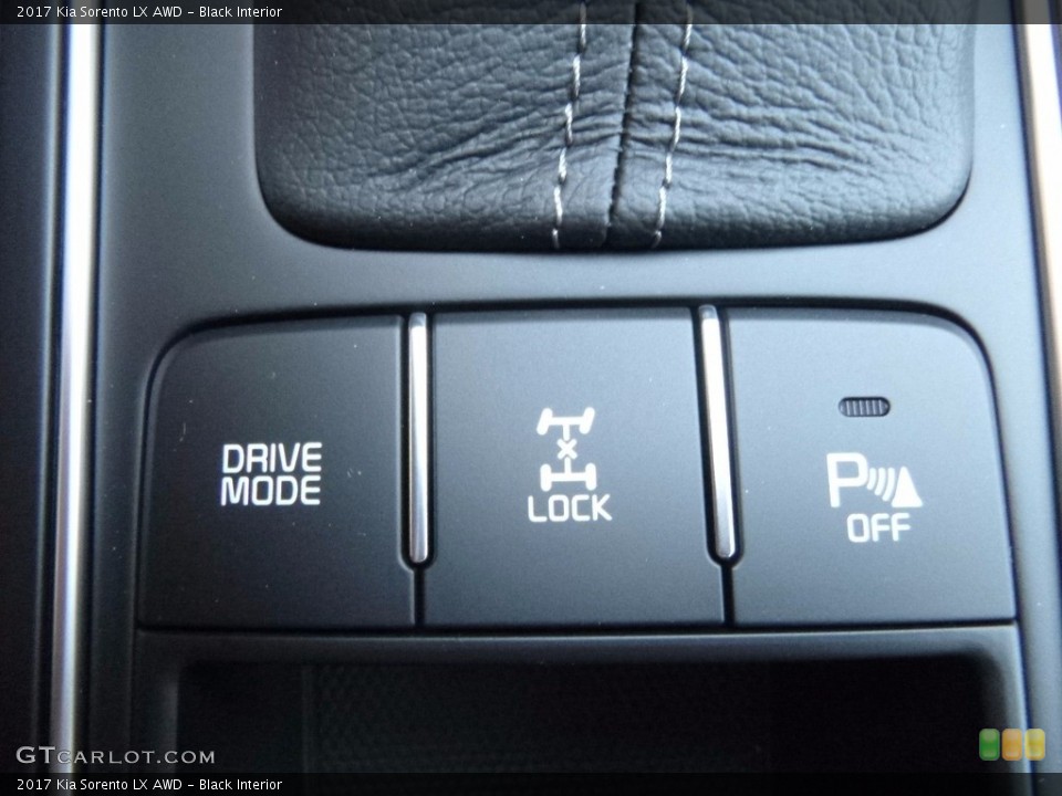 Black Interior Controls for the 2017 Kia Sorento LX AWD #115886331