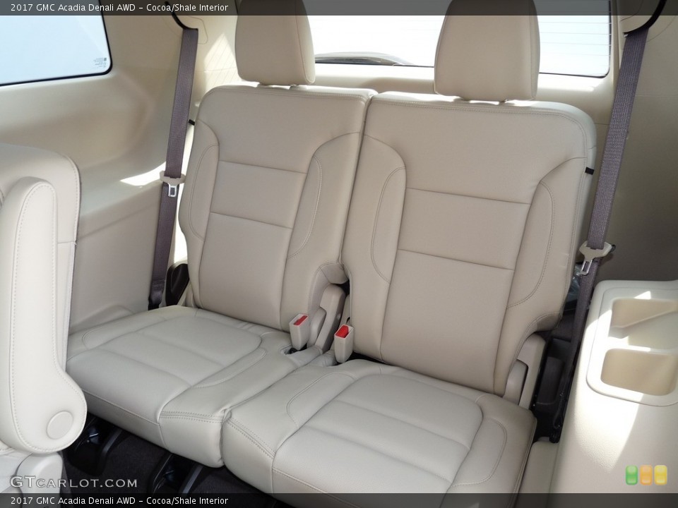 Cocoa/Shale Interior Rear Seat for the 2017 GMC Acadia Denali AWD #115887693