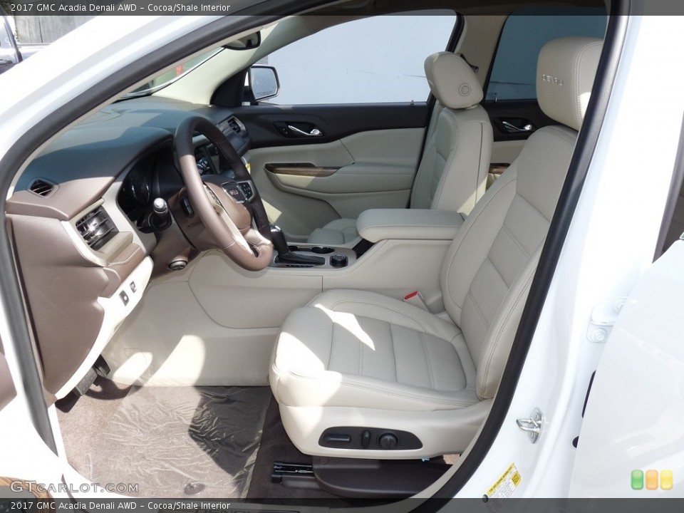 Cocoa/Shale Interior Photo for the 2017 GMC Acadia Denali AWD #115888113