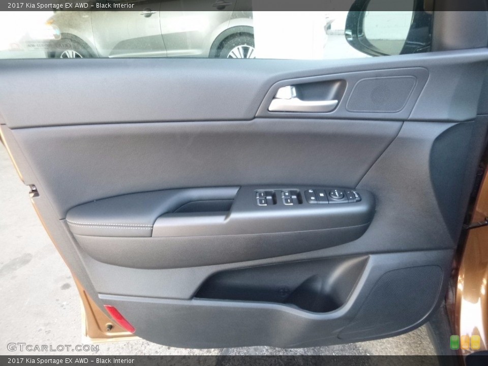 Black Interior Door Panel for the 2017 Kia Sportage EX AWD #115889802