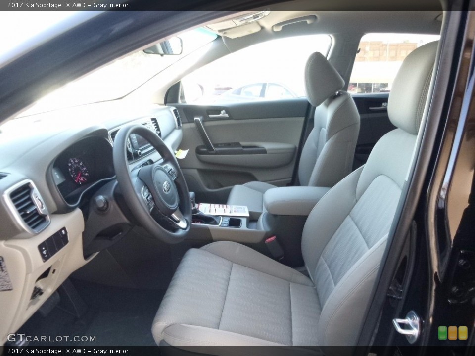 Gray Interior Photo for the 2017 Kia Sportage LX AWD #115891191