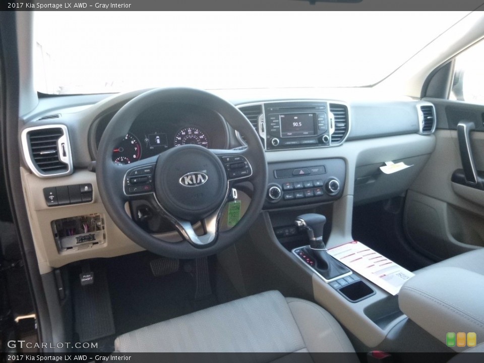 Gray Interior Prime Interior for the 2017 Kia Sportage LX AWD #115891242