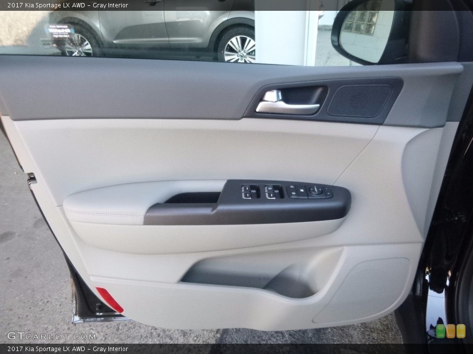 Gray Interior Door Panel for the 2017 Kia Sportage LX AWD #115891264
