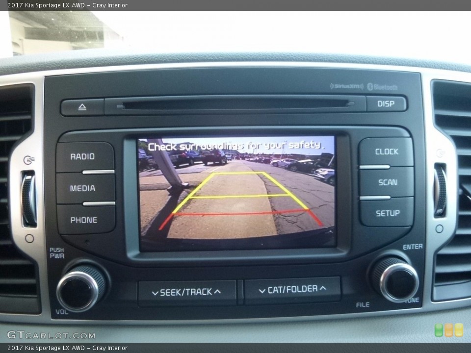 Gray Interior Navigation for the 2017 Kia Sportage LX AWD #115891338