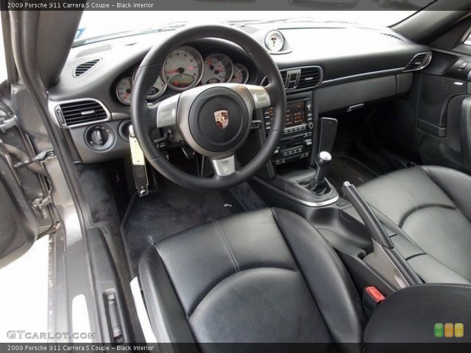 Black Interior Photo for the 2009 Porsche 911 Carrera S Coupe #115893927