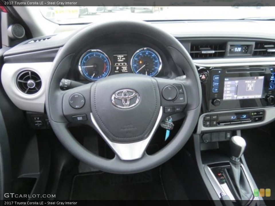 Steel Gray Interior Steering Wheel for the 2017 Toyota Corolla LE #115896242