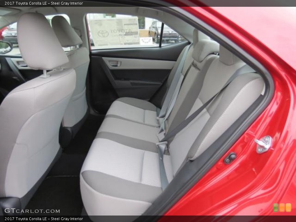 Steel Gray Interior Rear Seat for the 2017 Toyota Corolla LE #115896254