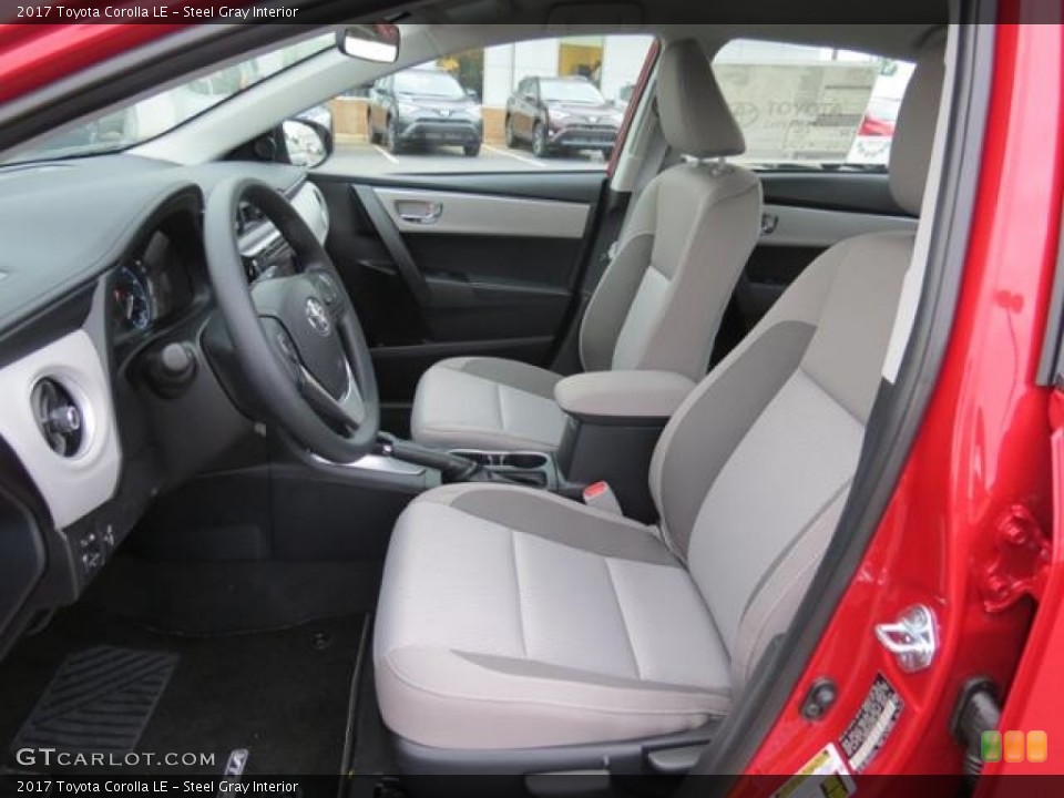 Steel Gray Interior Photo for the 2017 Toyota Corolla LE #115896296