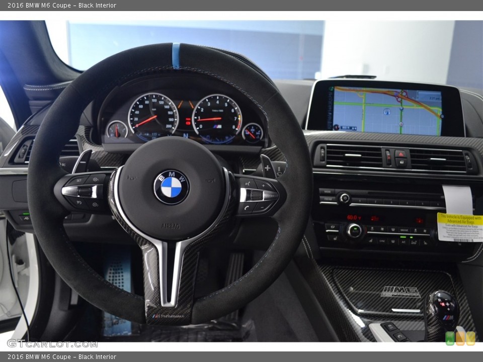 Black Interior Dashboard for the 2016 BMW M6 Coupe #115896836