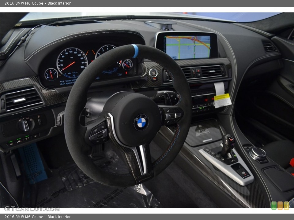 Black Interior Dashboard for the 2016 BMW M6 Coupe #115896863