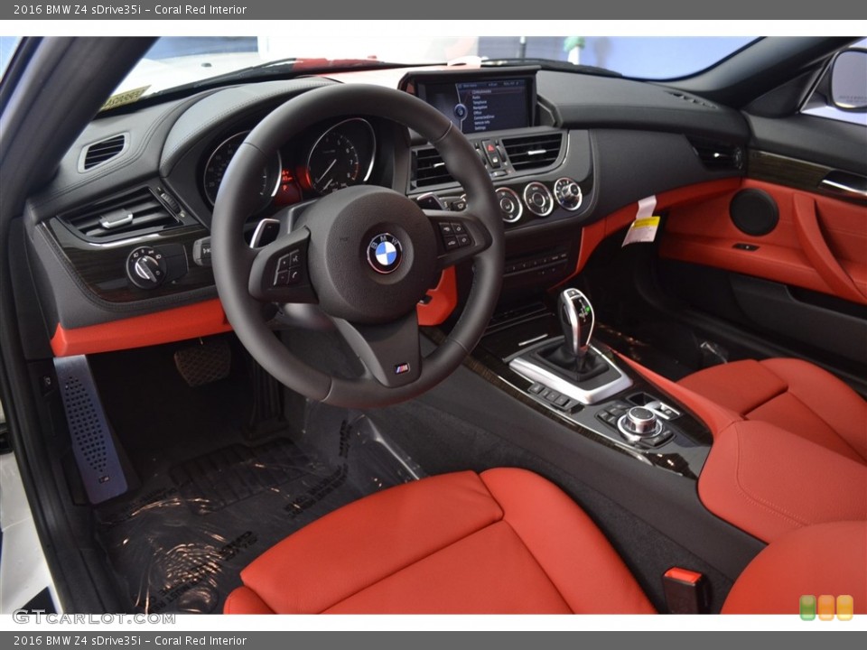 Coral Red Interior Photo for the 2016 BMW Z4 sDrive35i #115897442