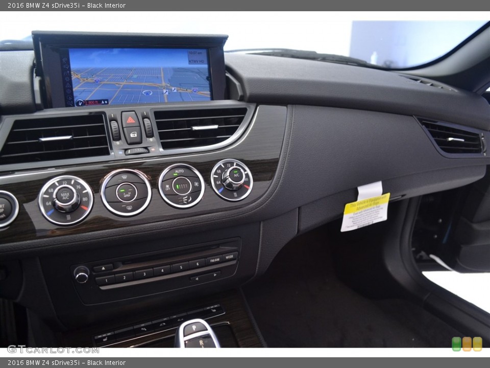 Black Interior Dashboard for the 2016 BMW Z4 sDrive35i #115897850