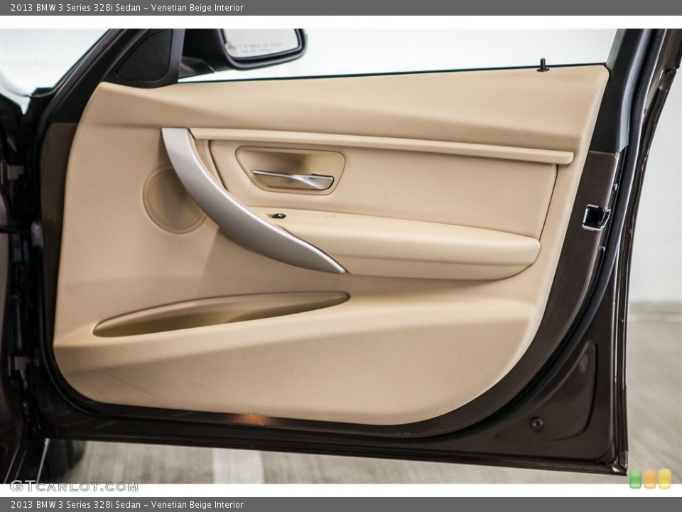 Venetian Beige Interior Door Panel for the 2013 BMW 3 Series 328i Sedan #115903091
