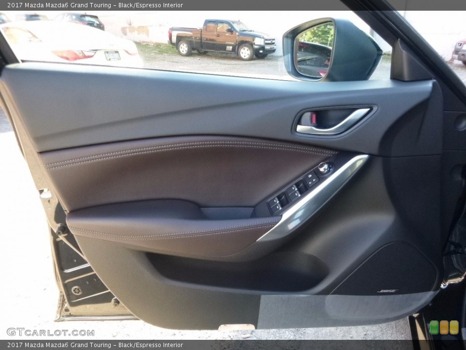 Black/Espresso Interior Door Panel for the 2017 Mazda Mazda6 Grand Touring #115906808