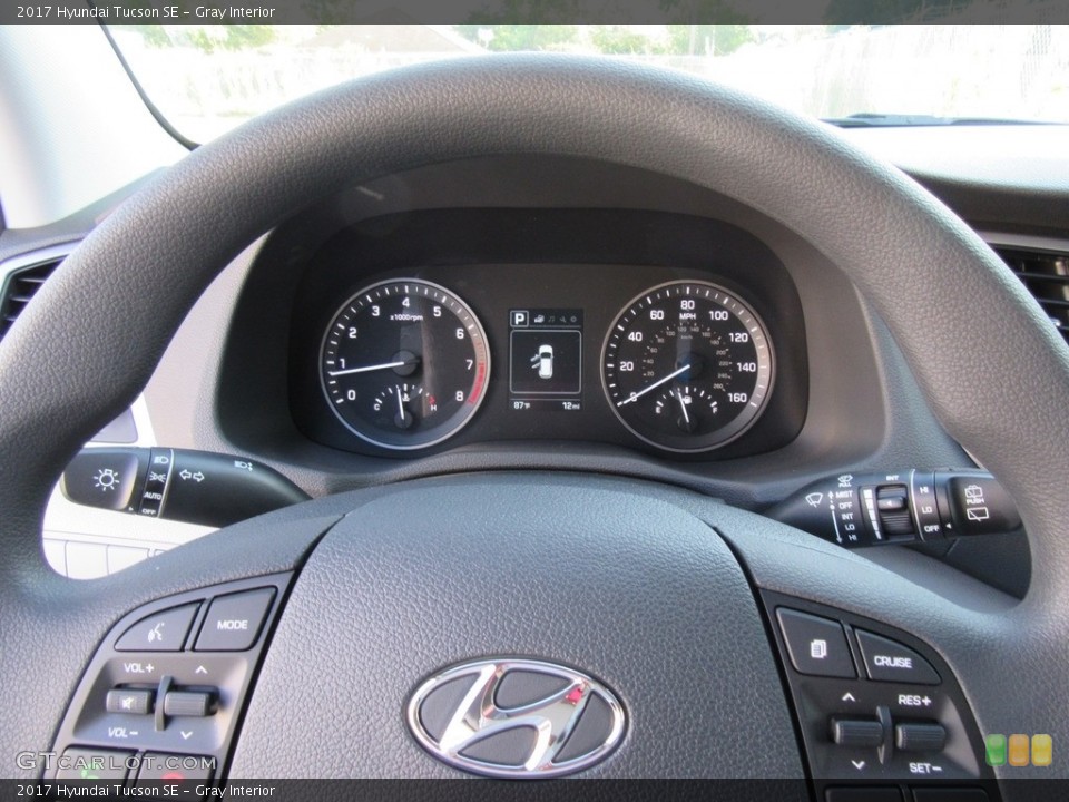 Gray Interior Gauges for the 2017 Hyundai Tucson SE #115908812