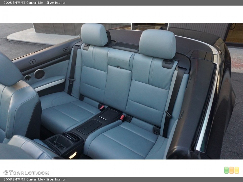 Silver Interior Rear Seat for the 2008 BMW M3 Convertible #115913162