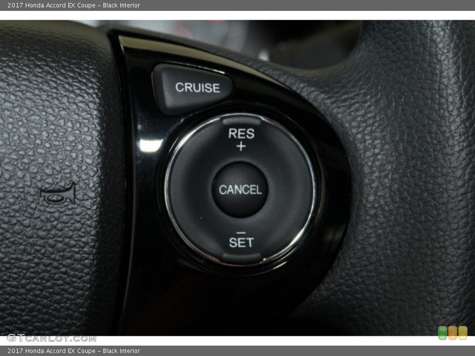 Black Interior Controls for the 2017 Honda Accord EX Coupe #115917806