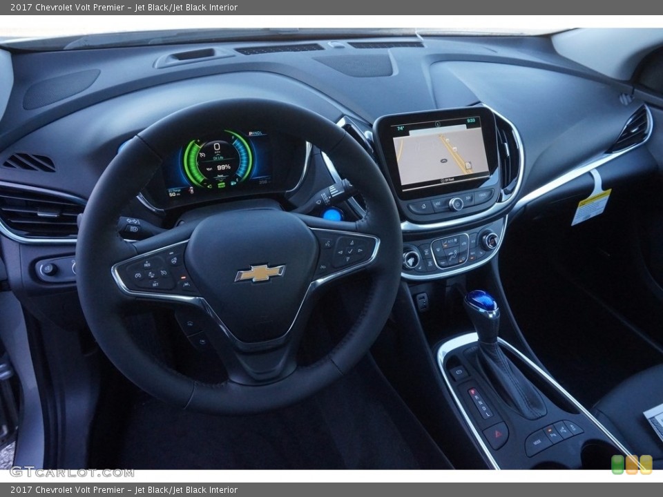 Jet Black/Jet Black Interior Dashboard for the 2017 Chevrolet Volt Premier #115922900