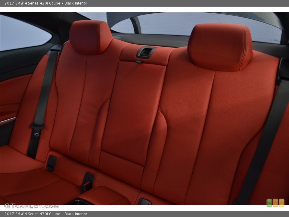 Black Interior Rear Seat for the 2017 BMW 4 Series 430i Coupe #115923329