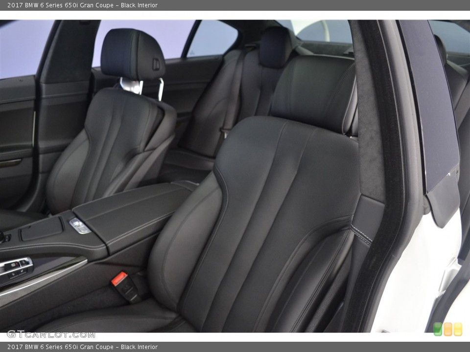 Black 2017 BMW 6 Series Interiors